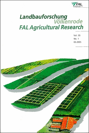 					View Landbauforschung Völkenrode: FAL Agricultural Research, Volume 1-57
				