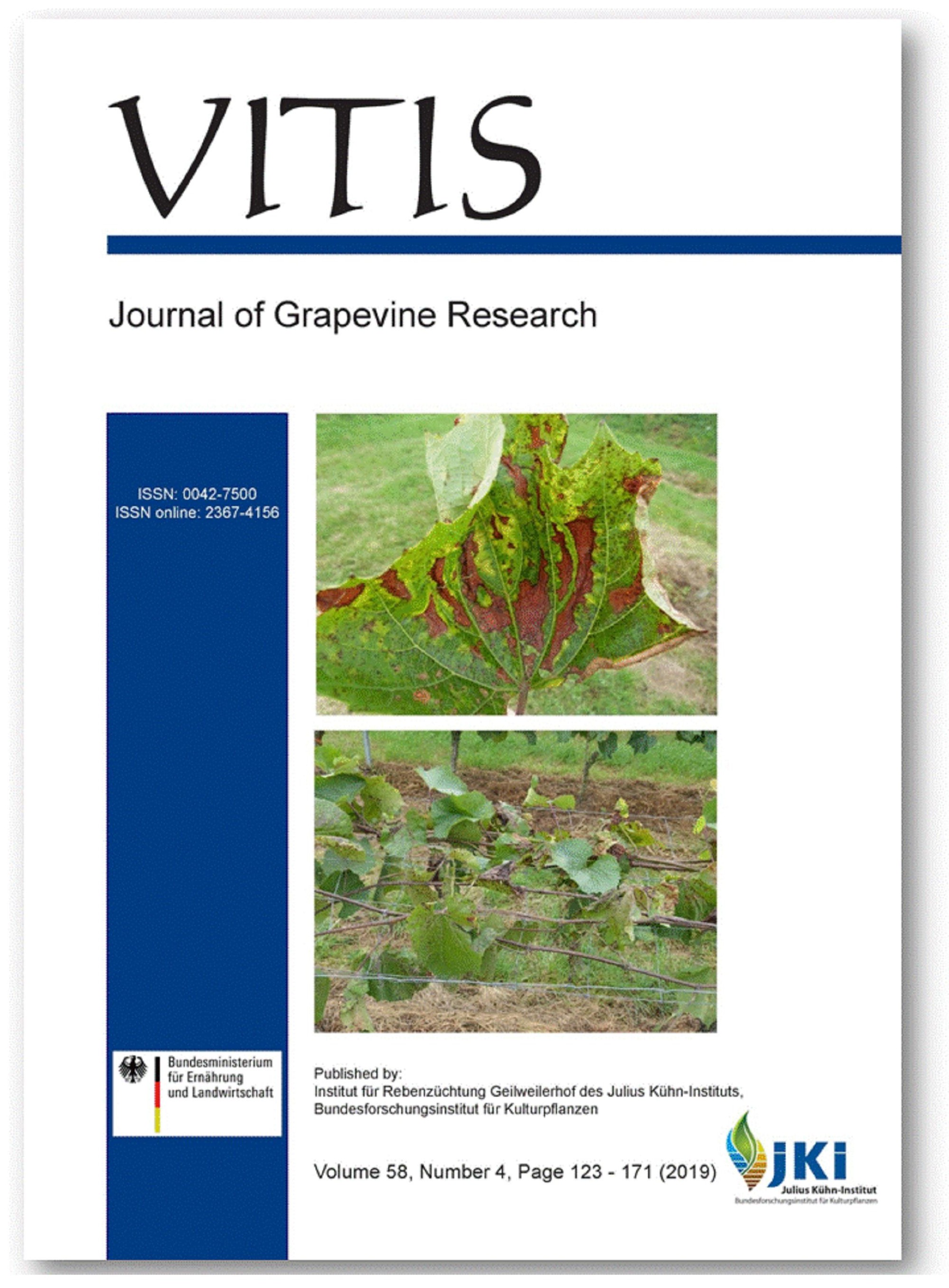 					View Vol. 58 No. 4 (2019): Vitis
				