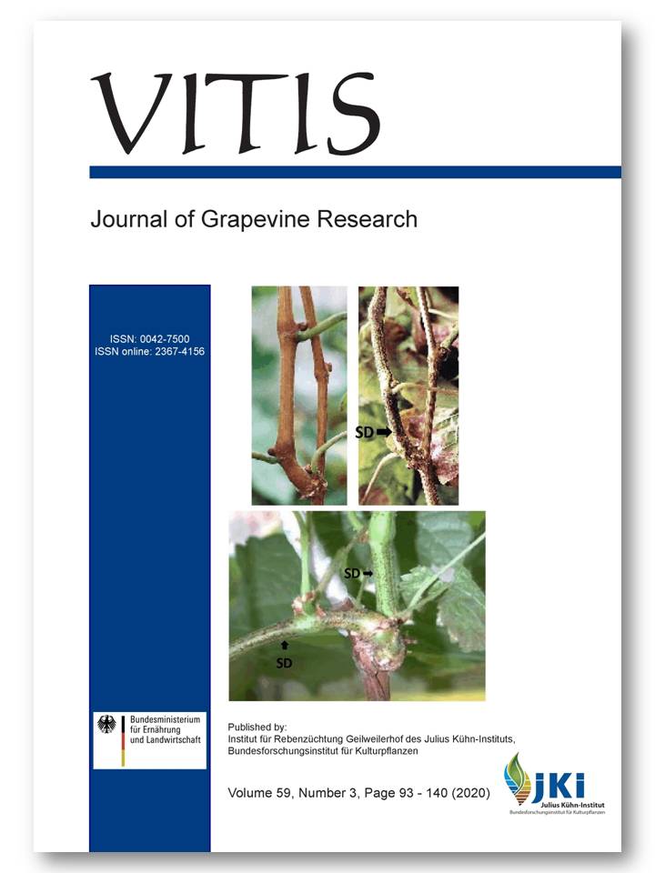 					View Vol. 59 No. 3 (2020): Vitis
				