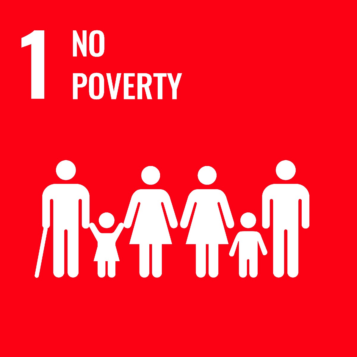 icon for sustainable development goal no poverty