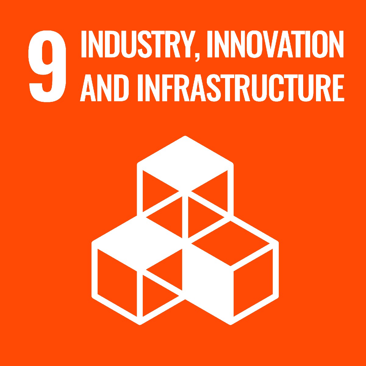 icon for sustainable development goal industry, innovation and infrastructure