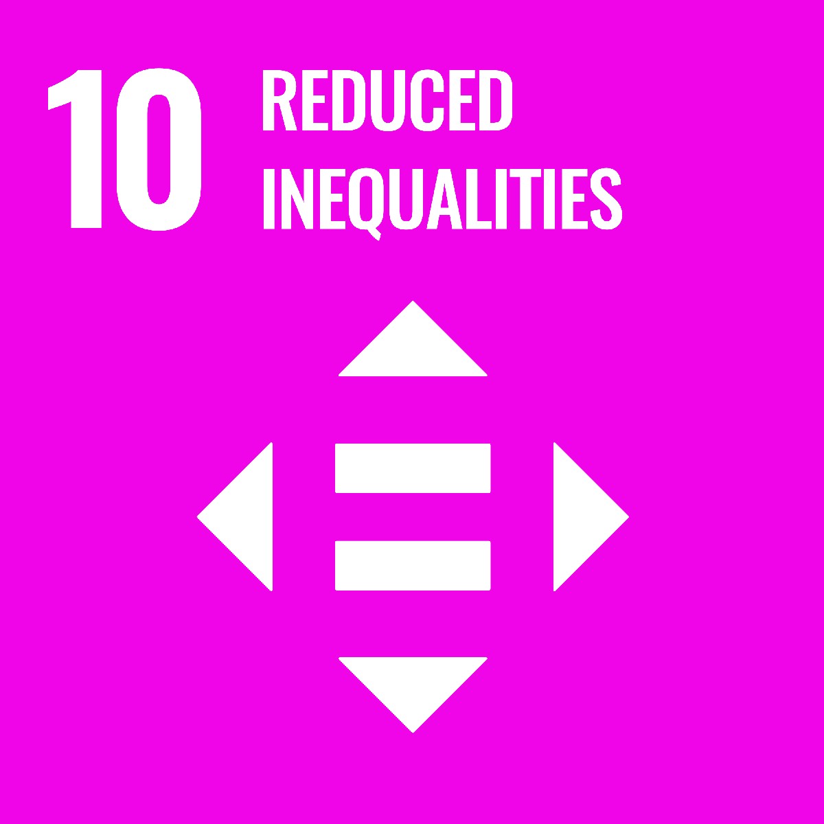 icon for sustainable development goal reduced inequalities