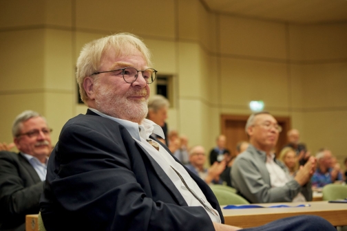 Ewald Schnug bei seiner Ernennung zum Eh­renpräsidenten des CIEC am 5. September 2019, Foto: S. Sobotta
